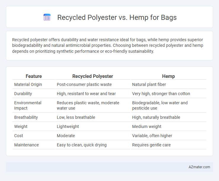 Recycled Polyester vs. Hemp for Bags - What is The Difference?
