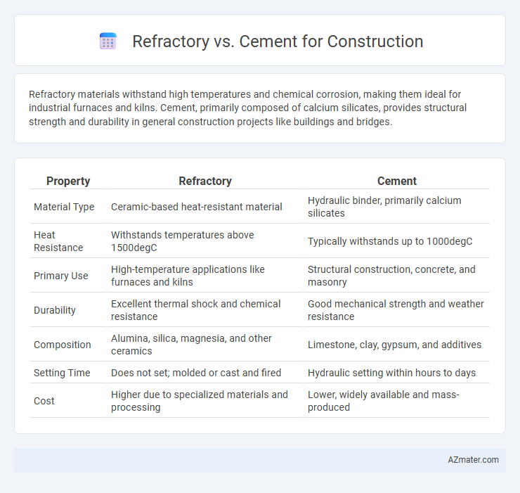 Refractory vs. Cement for Construction - What is The Difference?