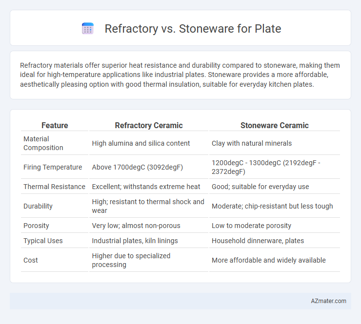 Refractory vs. Stoneware for Plate - What is The Difference?
