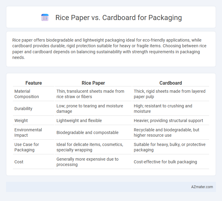 Rice Paper vs. Cardboard for Packaging - What is The Difference?