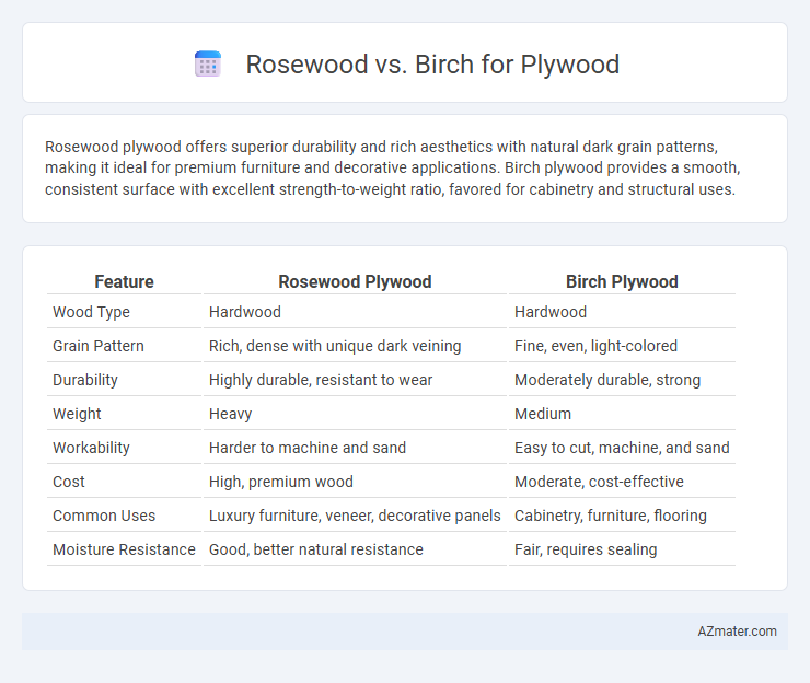 Rosewood vs. Birch for Plywood - What is The Difference?