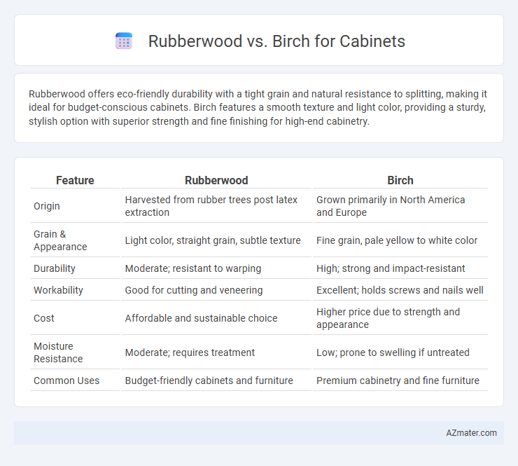 Rubberwood vs. Birch for Cabinets - What is The Difference?