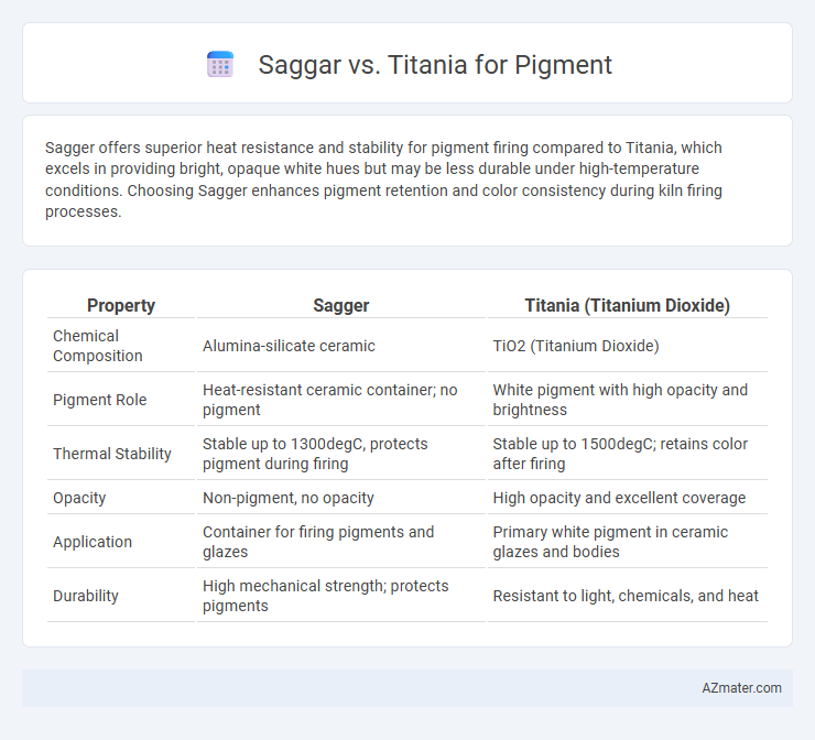Saggar vs. Titania for Pigment - What is The Difference?