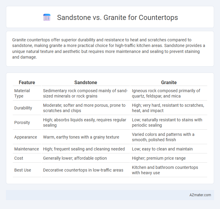 Sandstone vs. Granite for Countertops - What is The Difference?