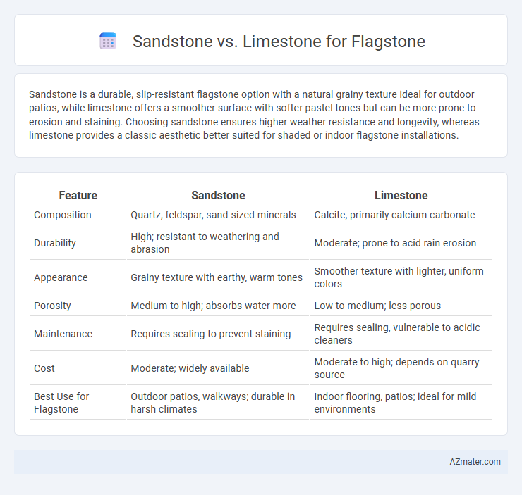 Sandstone vs. Limestone for Flagstone - What is The Difference?