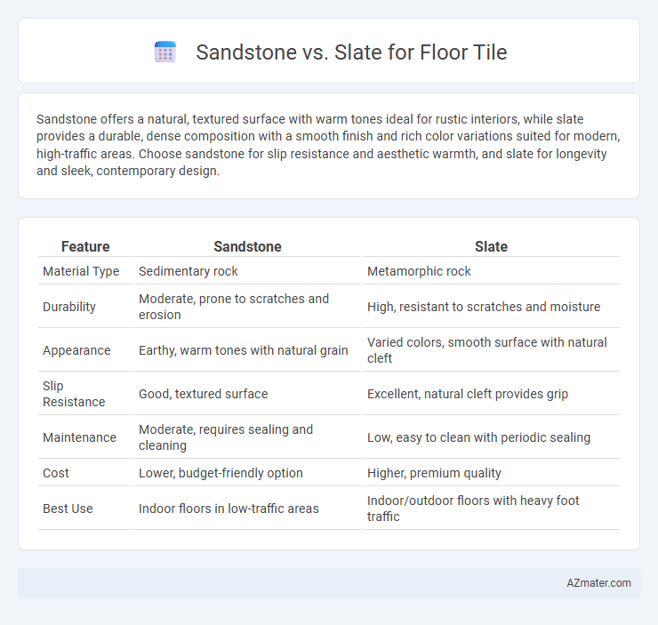 Sandstone vs. Slate for Floor Tile - What is The Difference?
