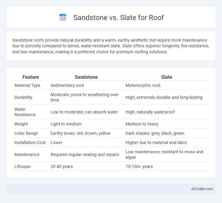 Sandstone vs. Slate for Roof - What is The Difference?