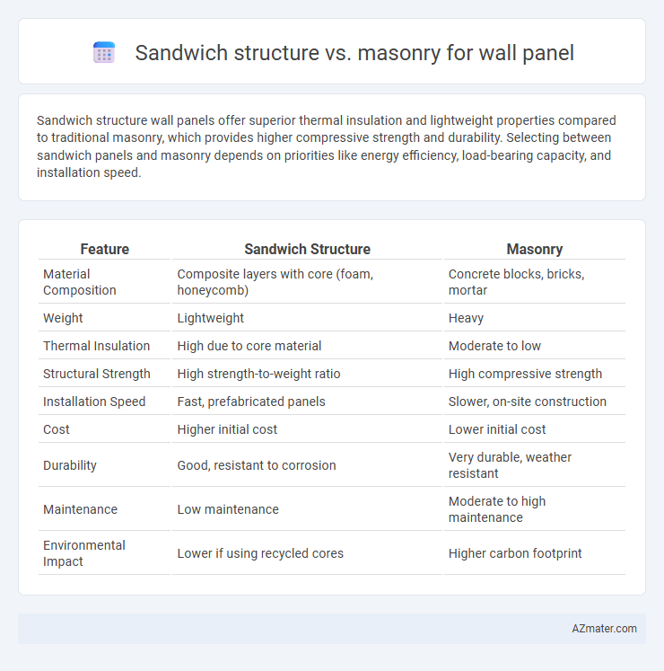Sandwich structure vs. masonry for wall panel - What is The Difference?
