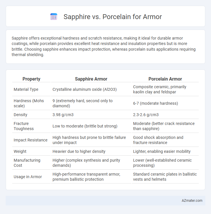 Sapphire vs. Porcelain for Armor - What is The Difference?