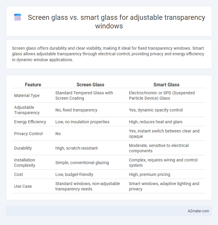 Screen glass vs. smart glass for adjustable transparency windows - What is The Difference?