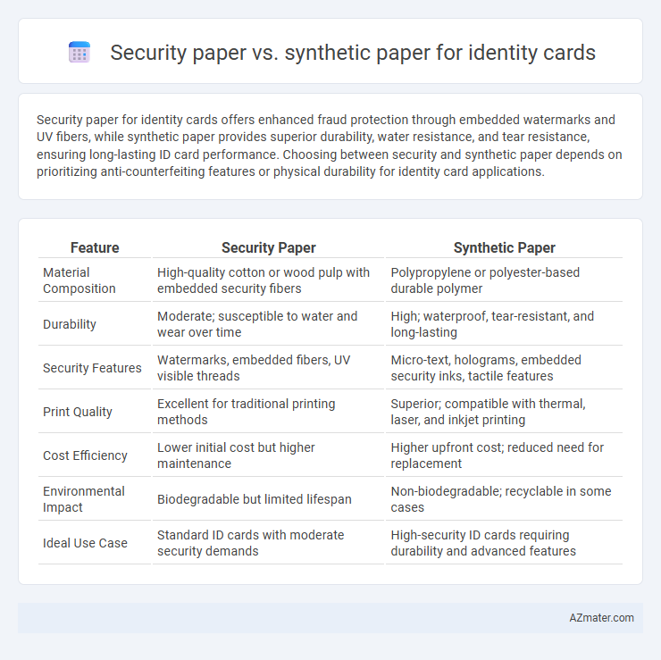 Security paper vs. synthetic paper for identity cards - What is The Difference?