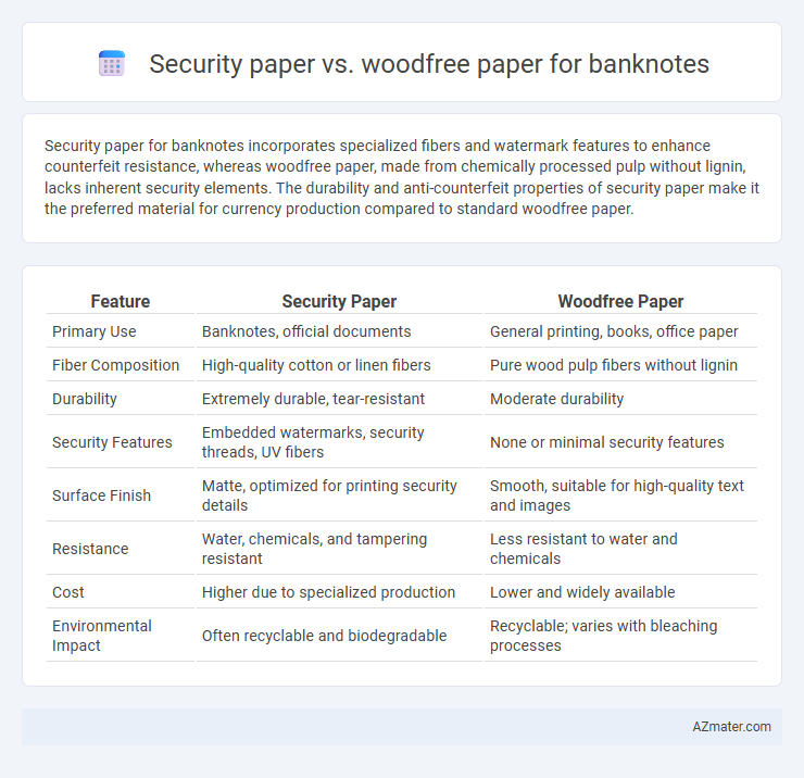 Security paper vs. woodfree paper for banknotes - What is The Difference?