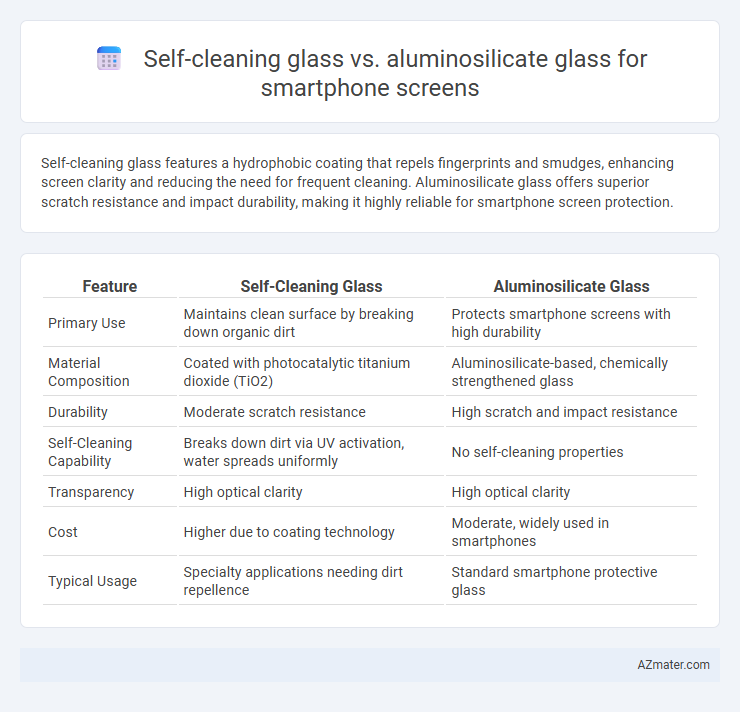 Self-cleaning glass vs. aluminosilicate glass for smartphone screens - What is The Difference?
