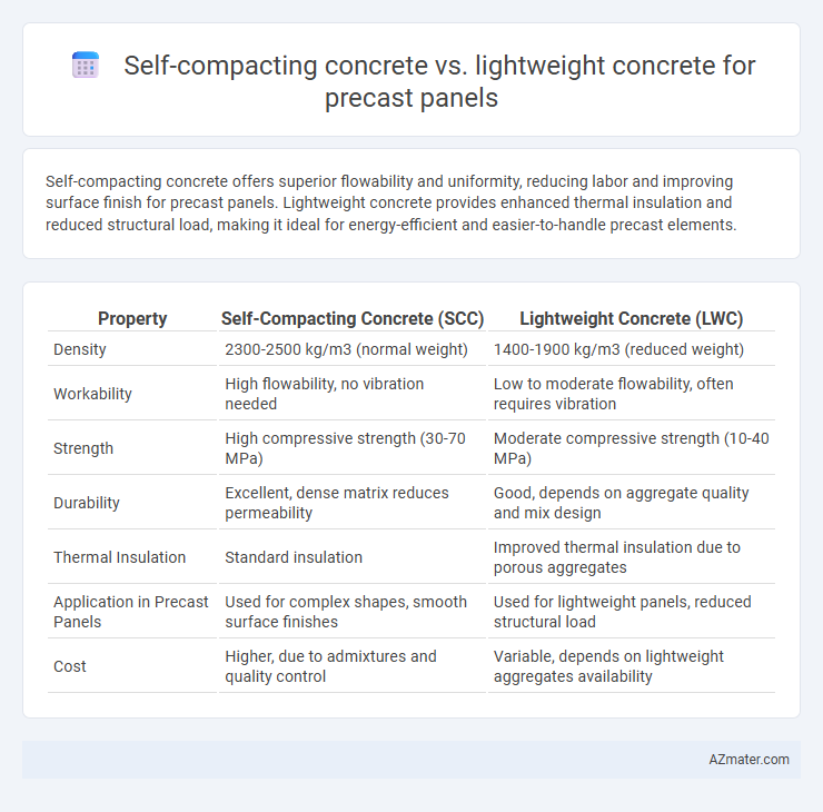Self-compacting concrete vs. lightweight concrete for precast panels - What is The Difference?