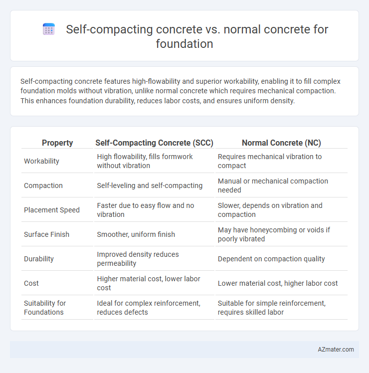 Self-compacting concrete vs. normal concrete for foundation - What is The Difference?