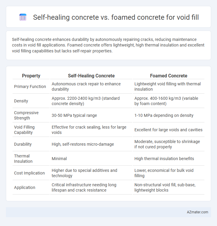 Self-healing concrete vs. foamed concrete for void fill - What is The Difference?