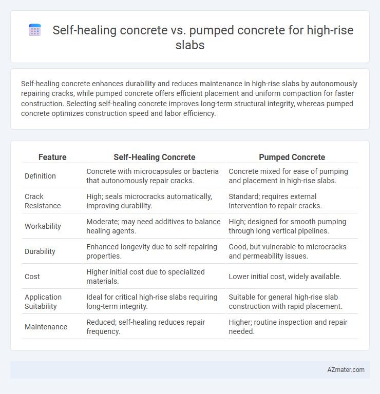 Self-healing concrete vs. pumped concrete for high-rise slabs - What is The Difference?