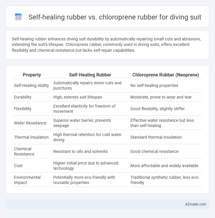 Self-healing rubber vs. chloroprene rubber for diving suit - What is The Difference?