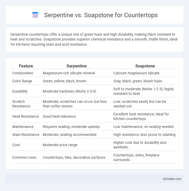 Serpentine vs. Soapstone for Countertops - What is The Difference?