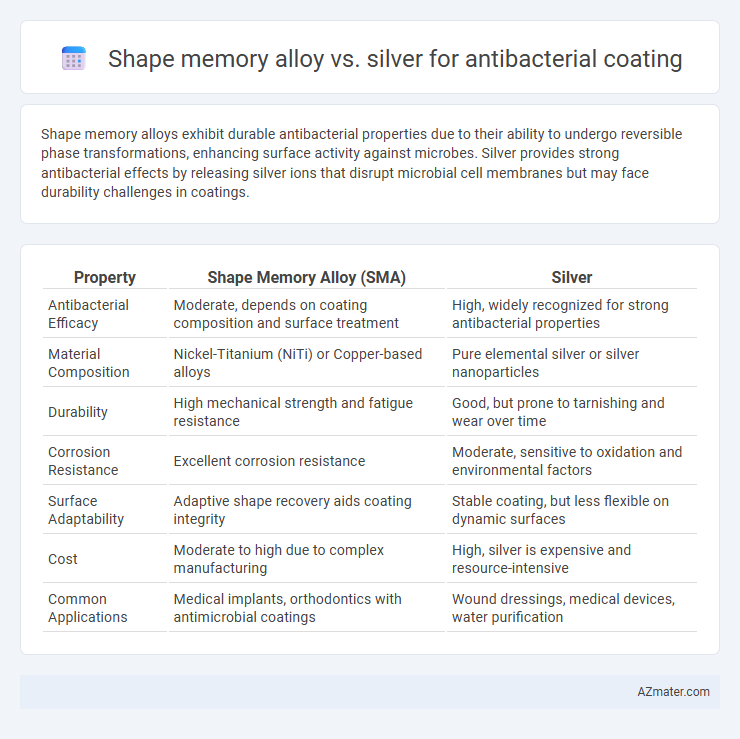Shape memory alloy vs. silver for antibacterial coating - What is The Difference?