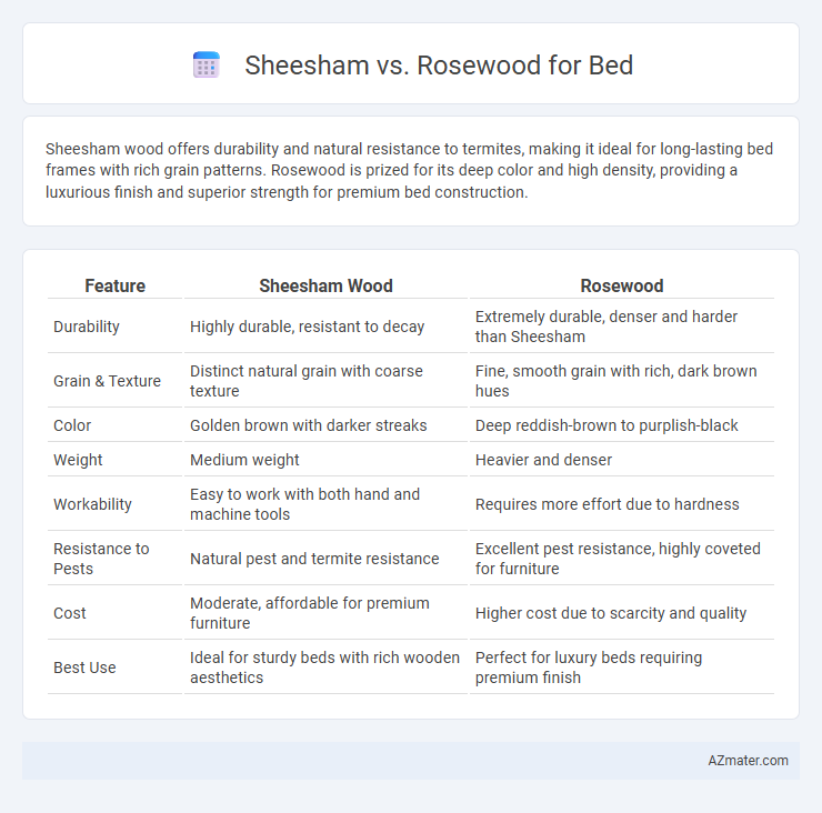 Sheesham vs. Rosewood for Bed - What is The Difference?