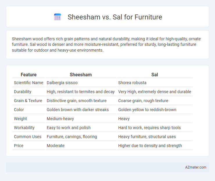 Sheesham vs. Sal for Furniture - What is The Difference?