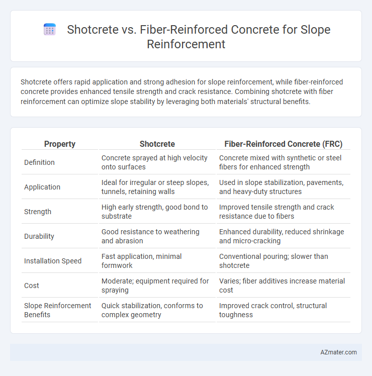 Shotcrete vs. Fiber-Reinforced Concrete for Slope Reinforcement - What is The Difference?
