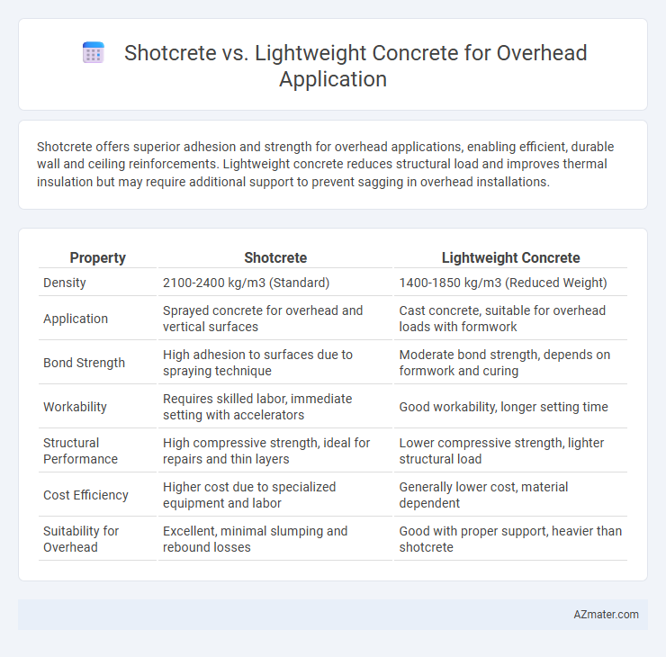 Shotcrete vs. Lightweight Concrete for Overhead Application - What is The Difference?