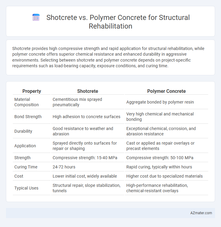 Shotcrete vs. Polymer Concrete for Structural Rehabilitation - What is The Difference?