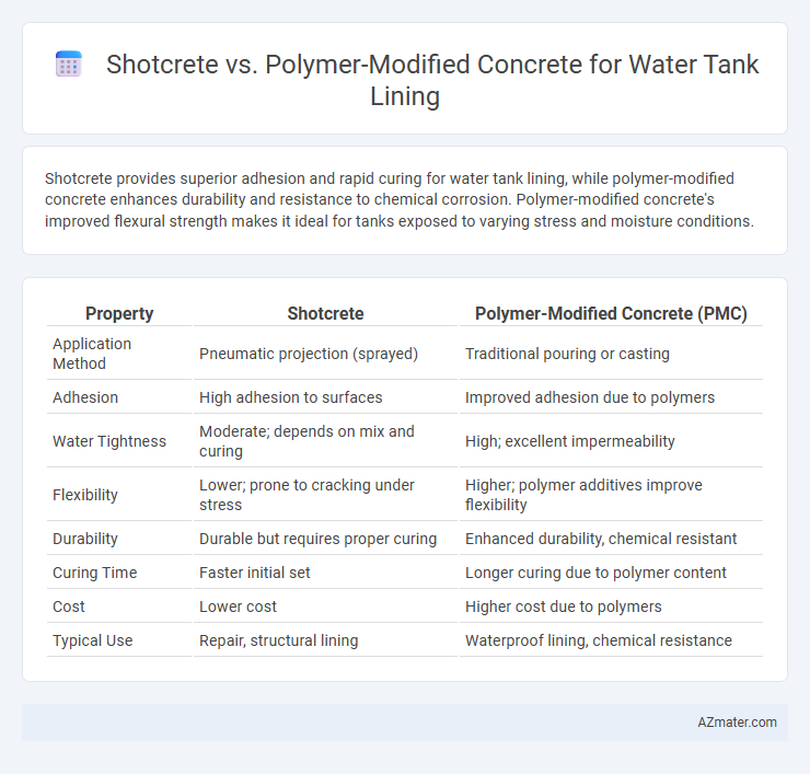 Shotcrete vs. Polymer-Modified Concrete for Water Tank Lining - What is The Difference?