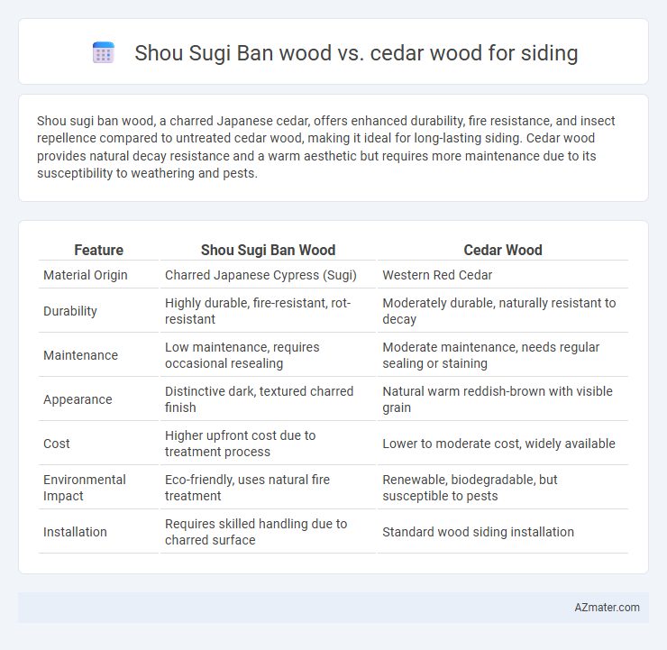 Shou Sugi Ban wood vs. cedar wood for siding - What is The Difference?
