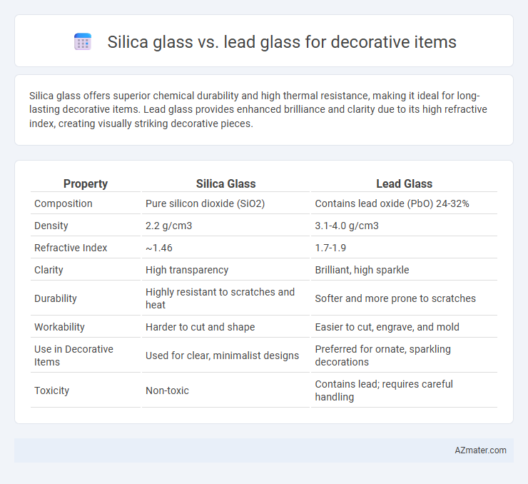 Silica glass vs. lead glass for decorative items - What is The Difference?