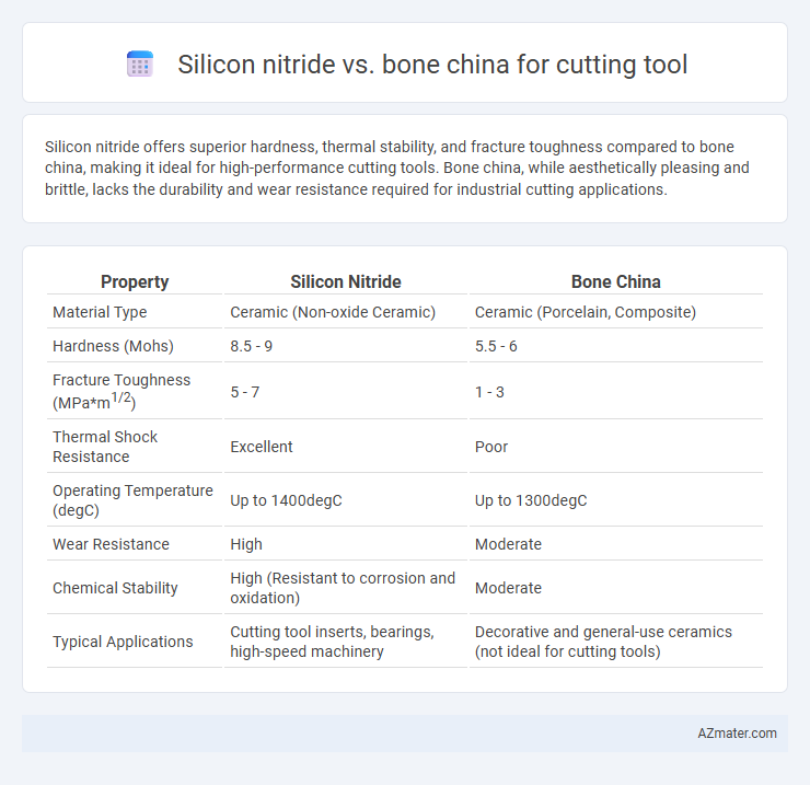Silicon nitride vs. bone china for cutting tool - What is The Difference?