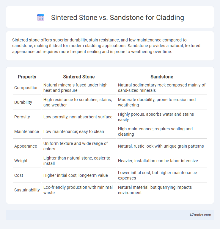 Sintered Stone vs. Sandstone for Cladding - What is The Difference?