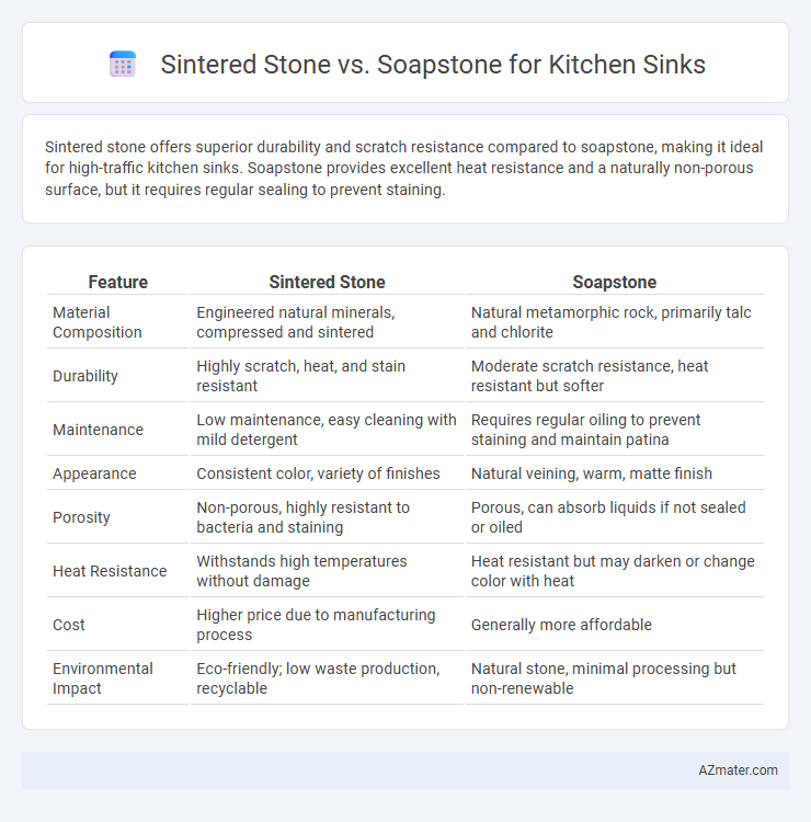 Sintered Stone vs. Soapstone for Kitchen Sinks - What is The Difference?