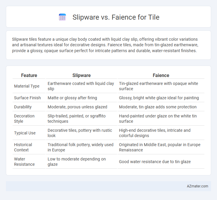 Slipware vs. Faience for Tile - What is The Difference?