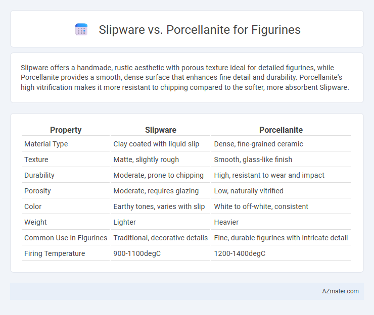 Slipware vs. Porcellanite for Figurines - What is The Difference?