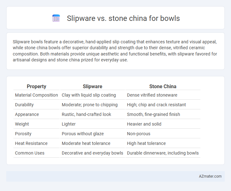 Slipware vs. stone china for bowls - What is The Difference?