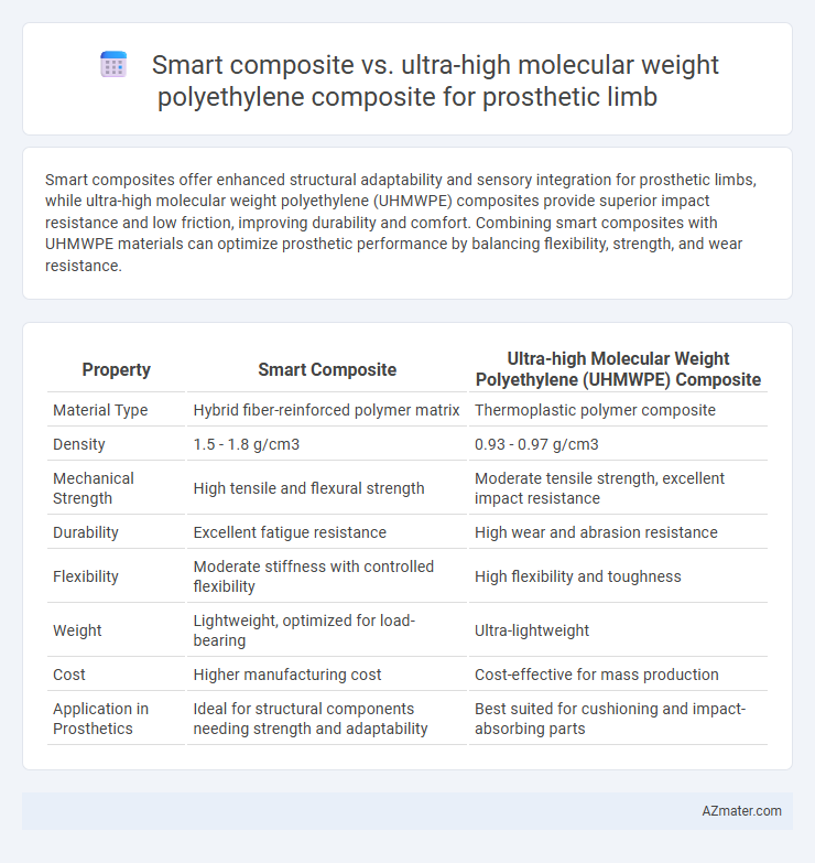 Smart composite vs. ultra-high molecular weight polyethylene composite for prosthetic limb - What is The Difference?