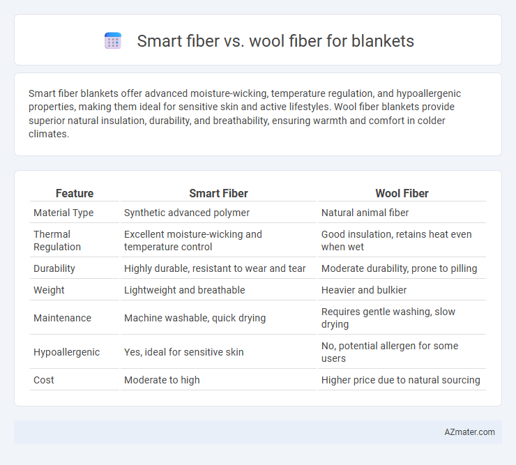 Smart fiber vs. wool fiber for blankets - What is The Difference?