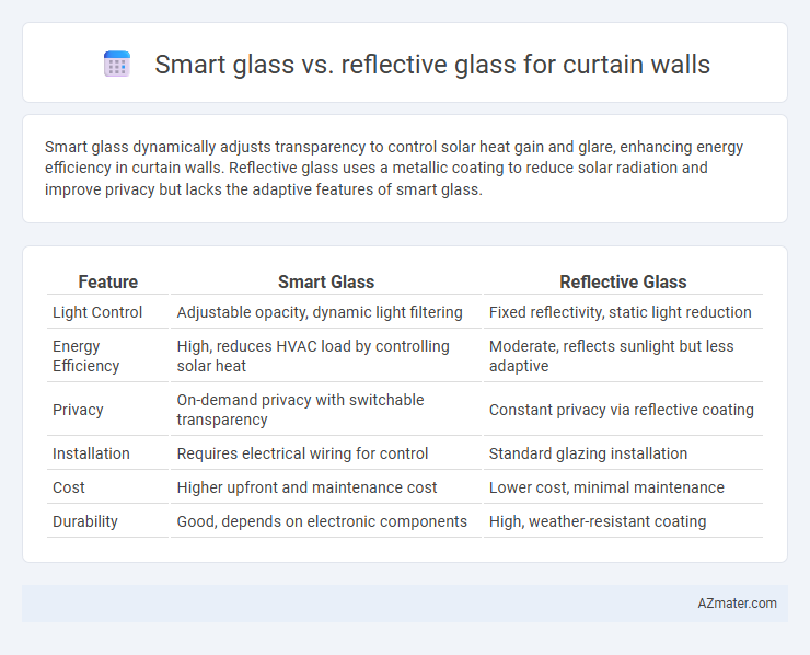 Smart glass vs. reflective glass for curtain walls - What is The Difference?