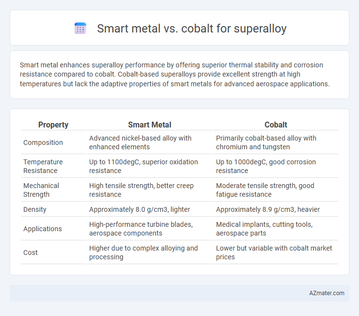 Smart metal vs. cobalt for superalloy - What is The Difference?