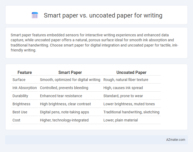 Smart paper vs. uncoated paper for writing - What is The Difference?
