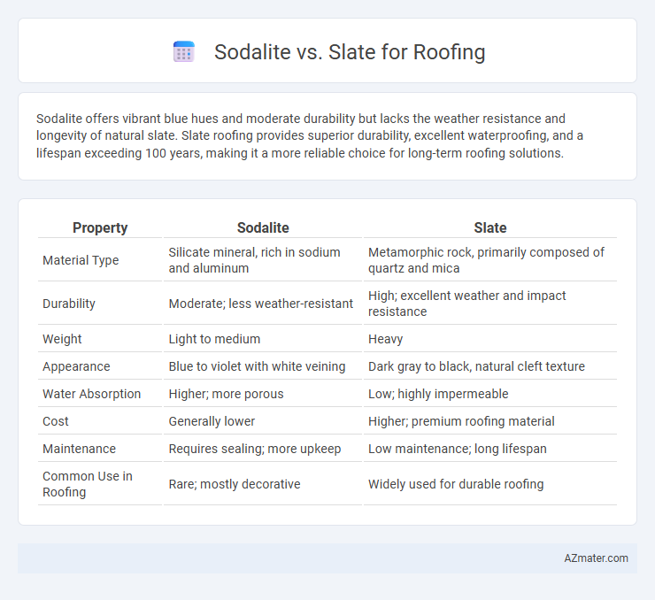 Sodalite vs. Slate for Roofing - What is The Difference?