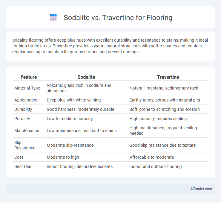 Sodalite vs. Travertine for Flooring - What is The Difference?
