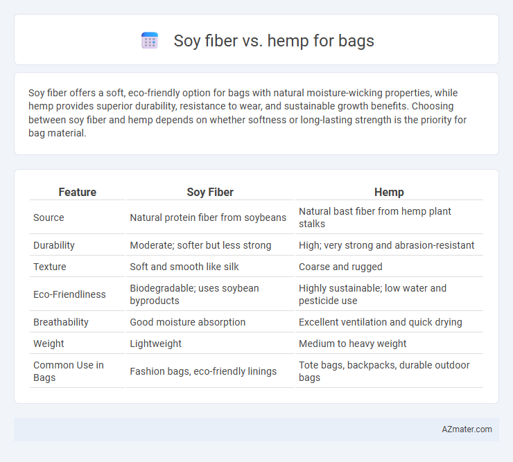 Soy fiber vs. hemp for bags - What is The Difference?