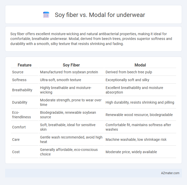 Soy fiber vs. Modal for underwear - What is The Difference?