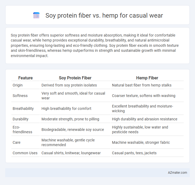 Soy protein fiber vs. hemp for casual wear - What is The Difference?