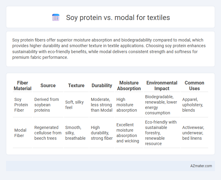 Soy protein vs. modal for textiles - What is The Difference?