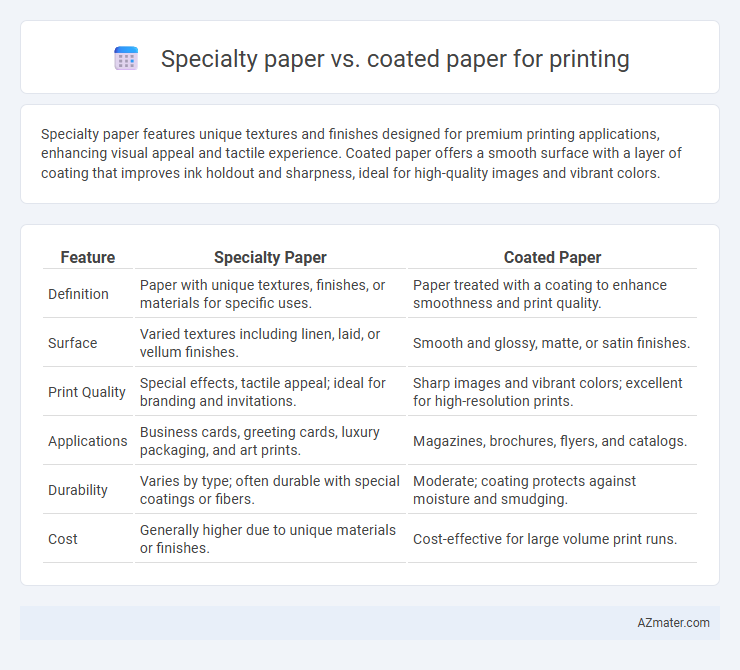 Specialty paper vs. coated paper for printing - What is The Difference?